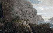 John William Edy Rocks in Heliesund oil painting reproduction